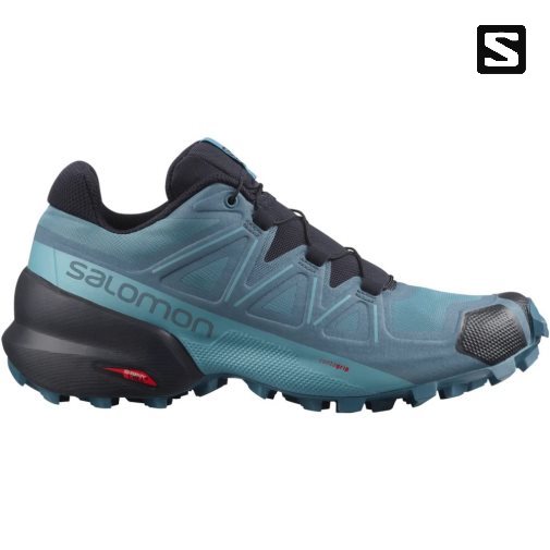 Sapatilhas Trail Running Salomon Speedcross 5 Feminino Azuis | PT D80741